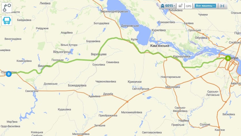 электричка днепр пятихатки