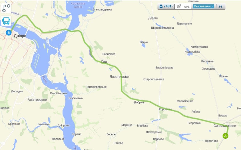 электричка днепр синельниково