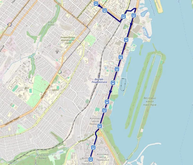 Троллейбус 10 в Днепре