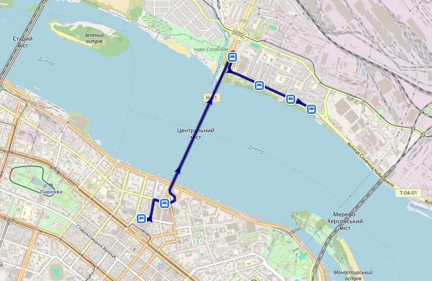 Троллейбус 14 в Днепре