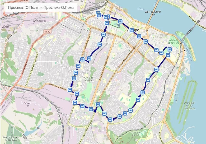 Троллейбус Б в Днепре