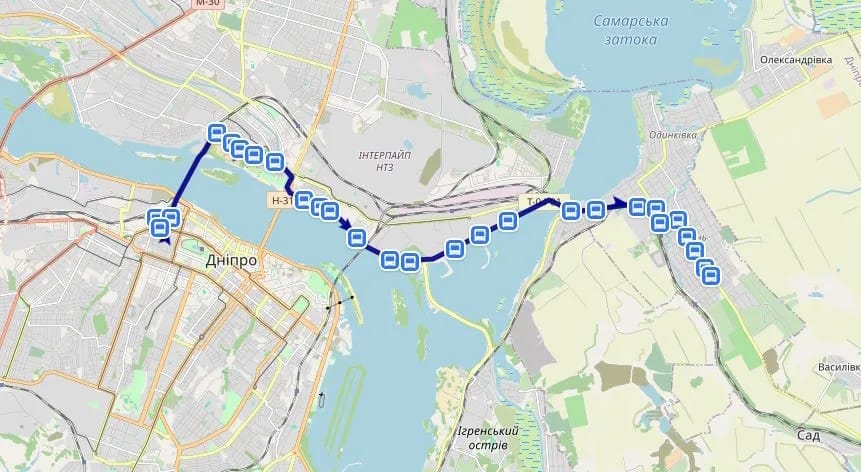 Маршрутка № 7 в Днепре