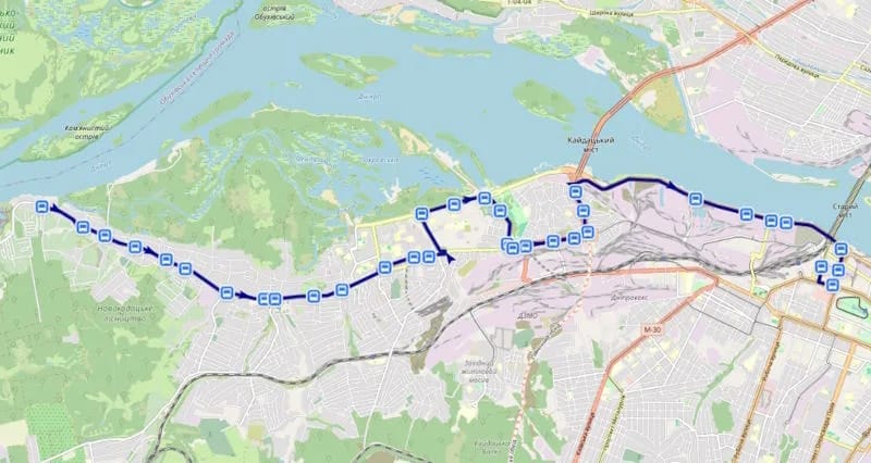 Маршрутка № 9 в Днепре