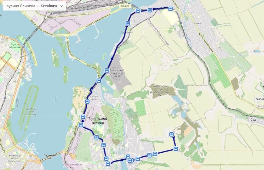 Маршрутка №10 в Днепре