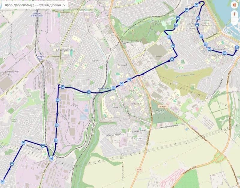 Маршрутка № 20 в Днепре