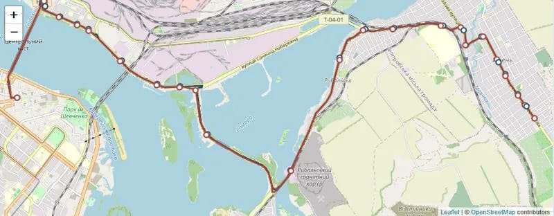 Маршрутка № 21Б в Днепре