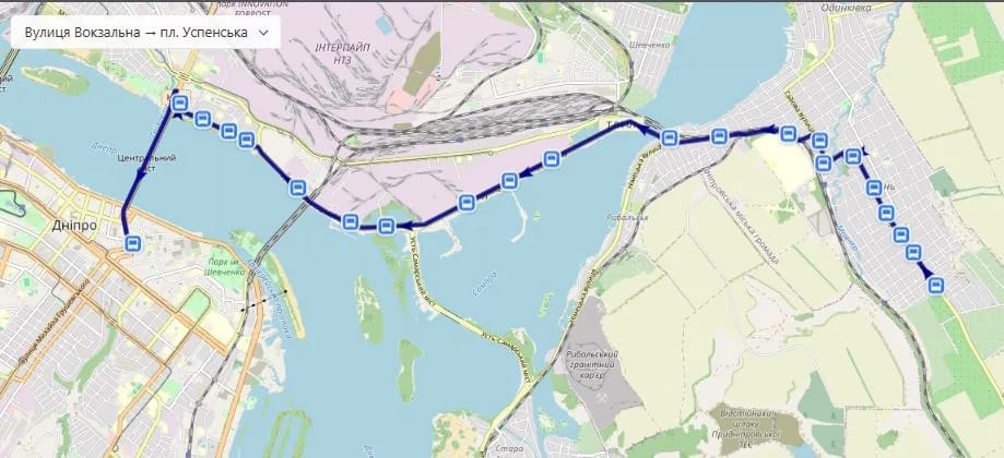 Маршрутка № 21 в Днепре