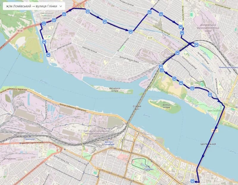 Маршрутка № 23 в Днепре