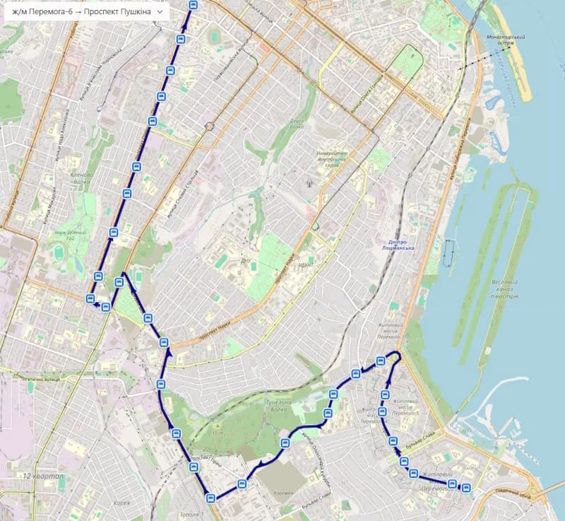 Маршрутка № 29 в Днепре