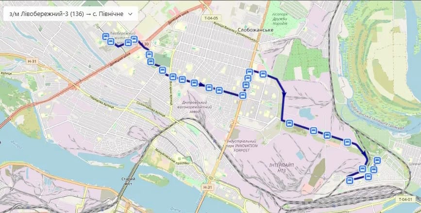 Маршрутка № 37 в Днепре
