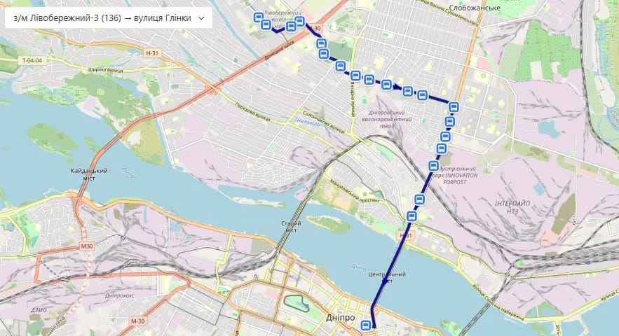 Маршрутка № 38 в Днепре