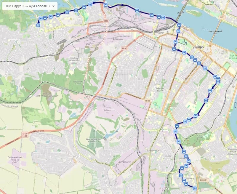 Маршрутка № 40 Днепр