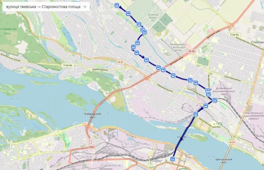 Маршрутка № 41 в Днепре