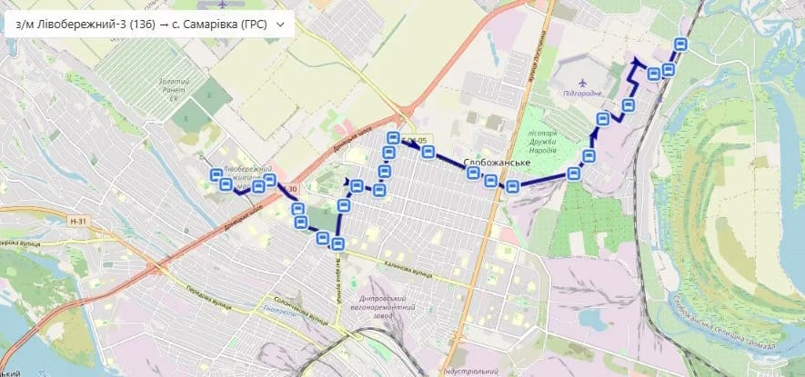 Маршрутка № 42 в Днепре