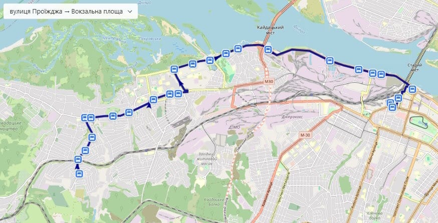 Маршрутка № 92 в Днепре
