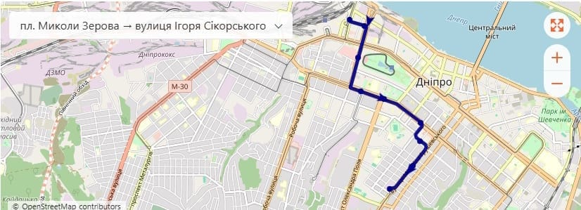 Трамвай 4 в Днепре