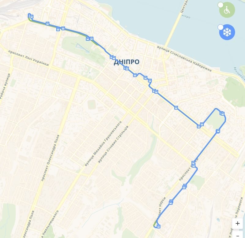 Трамвай 1 Днепр