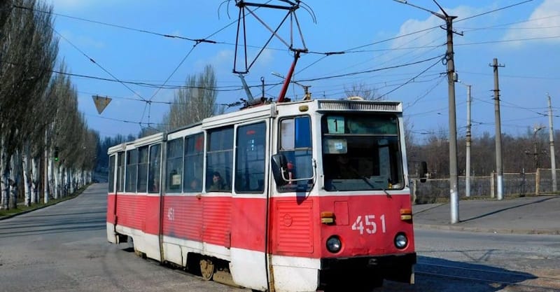 Трамвай 1 Кривой Рог