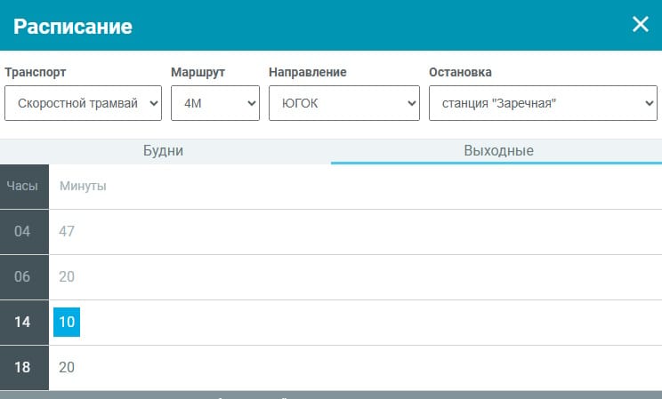 Скоростной трамвай 4М Кривой Рог