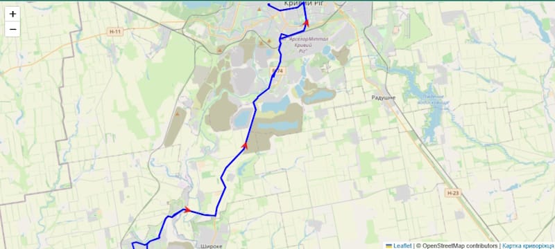 Автобус 302 Кривой Рог