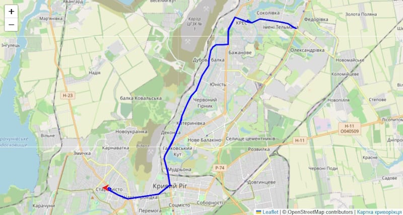 Троллейбус № 5 Кривой Рог