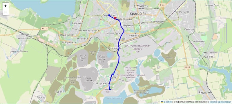 Троллейбус № 7 Кривой Рог