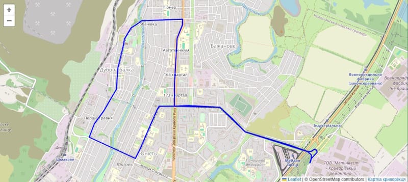 Троллейбус № 13 Кривой Рог