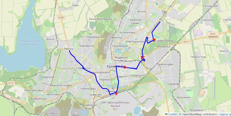 Троллейбус № 24 Кривой Рог