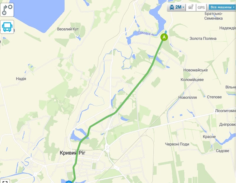 Скоростной трамвай 2М Кривой Рог