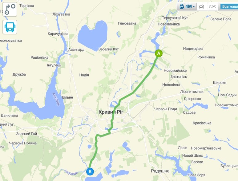 Скоростной трамвай 4М Кривой Рог