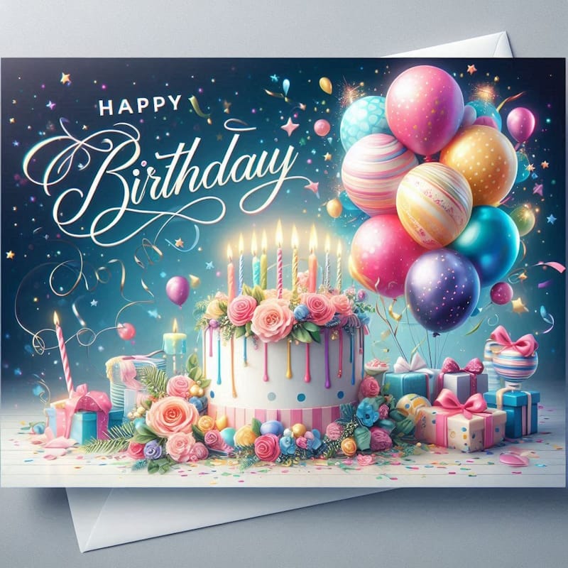 з днем народження дівчині