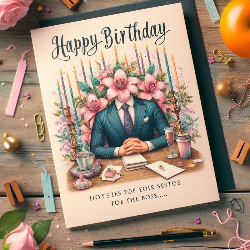 з днем народження начальниці