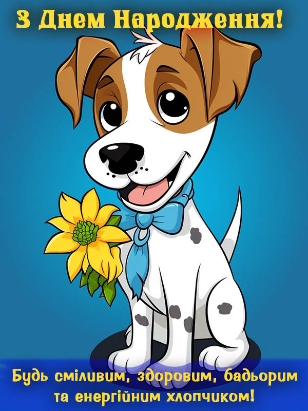 з днем народження хлопчику