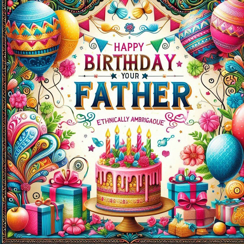 з днем народження батьку