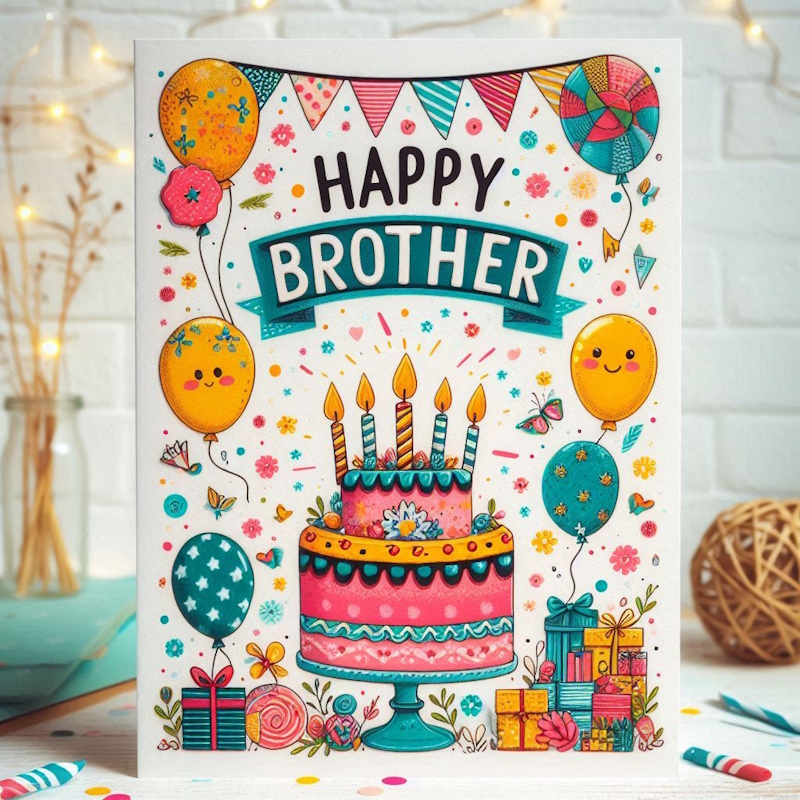 з днем народження брату