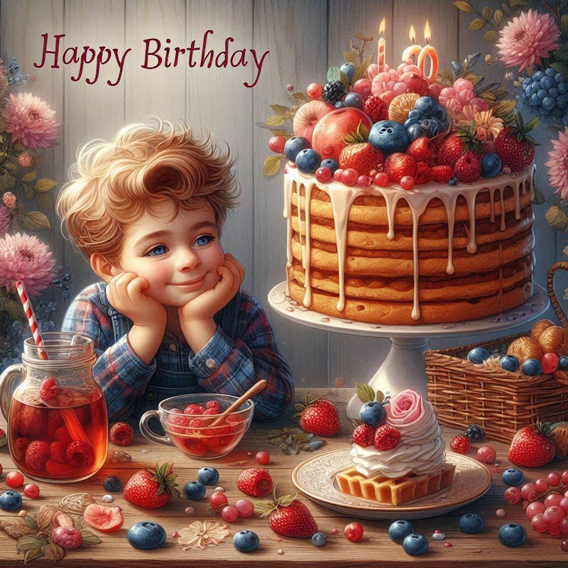 з днем народження онуку