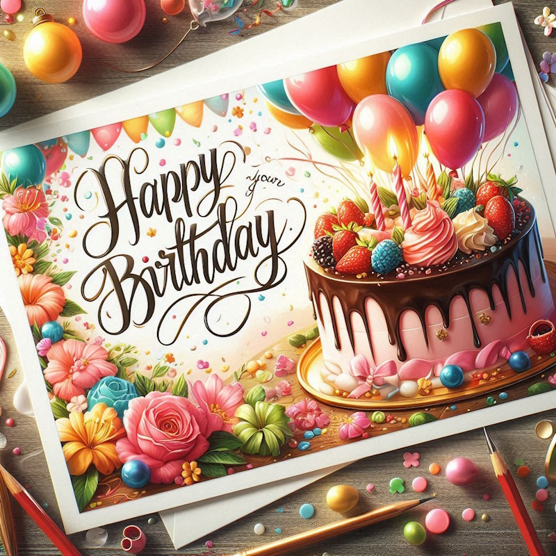 з днем народження своїми словами