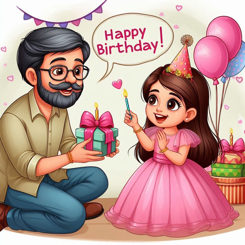 днем народження доньці