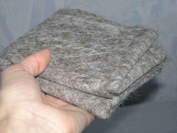 Войлок для изготовления одежды